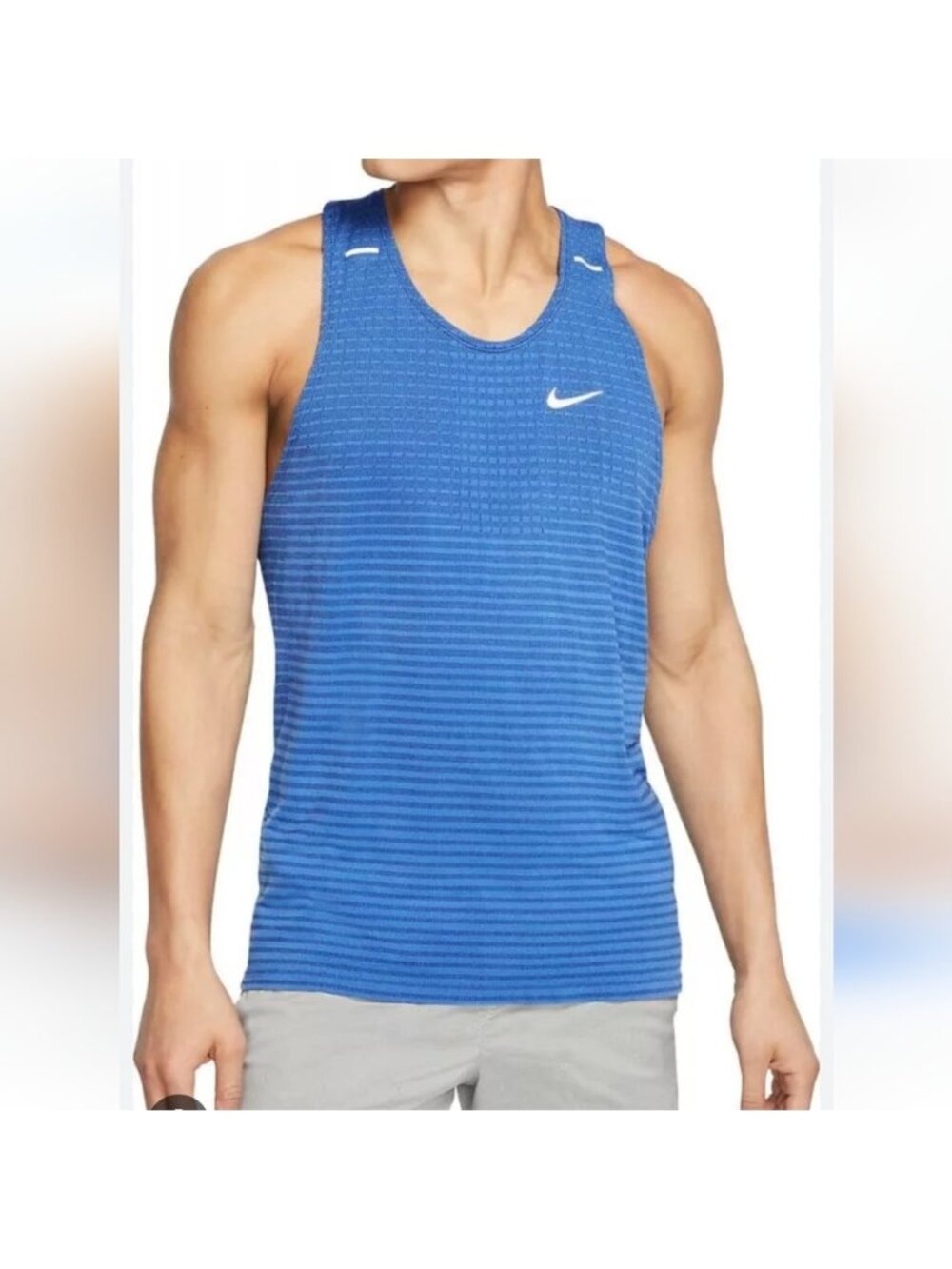 Nike Miler TECHKNIT ULTRA TANK Blue